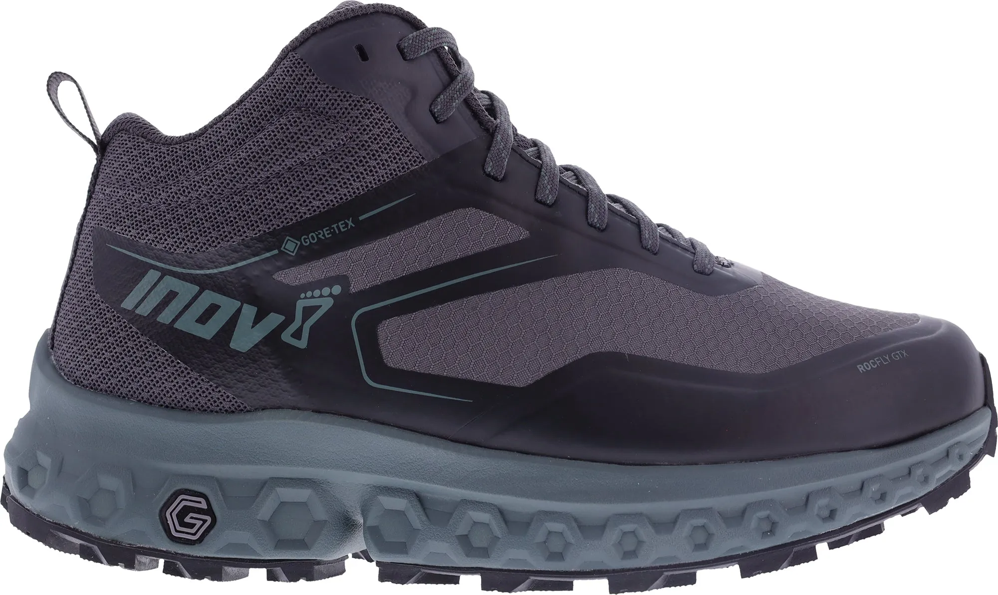 Inov8 RocFly G 390 GORE-TEX Womens Walking Boots - Grey Wet Trail Trail Performance Fit