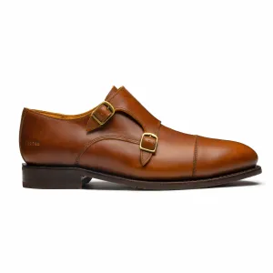 Comfortable Fashion Walk Easy STEEL TOE MONK STRAP SHOE DANTE AMBER