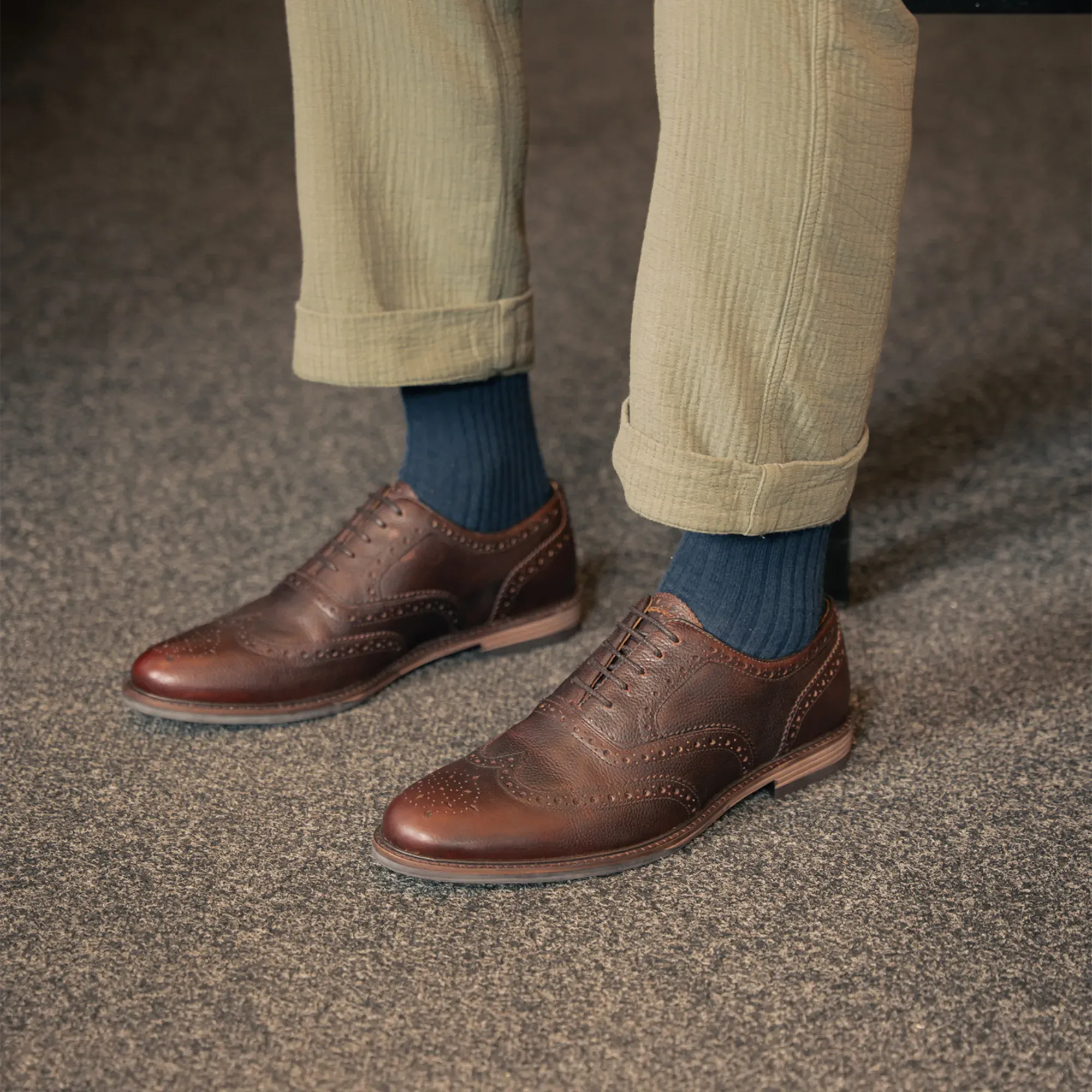 SHIREBURN // CHESTNUT GRAINED Arch support Chic Step