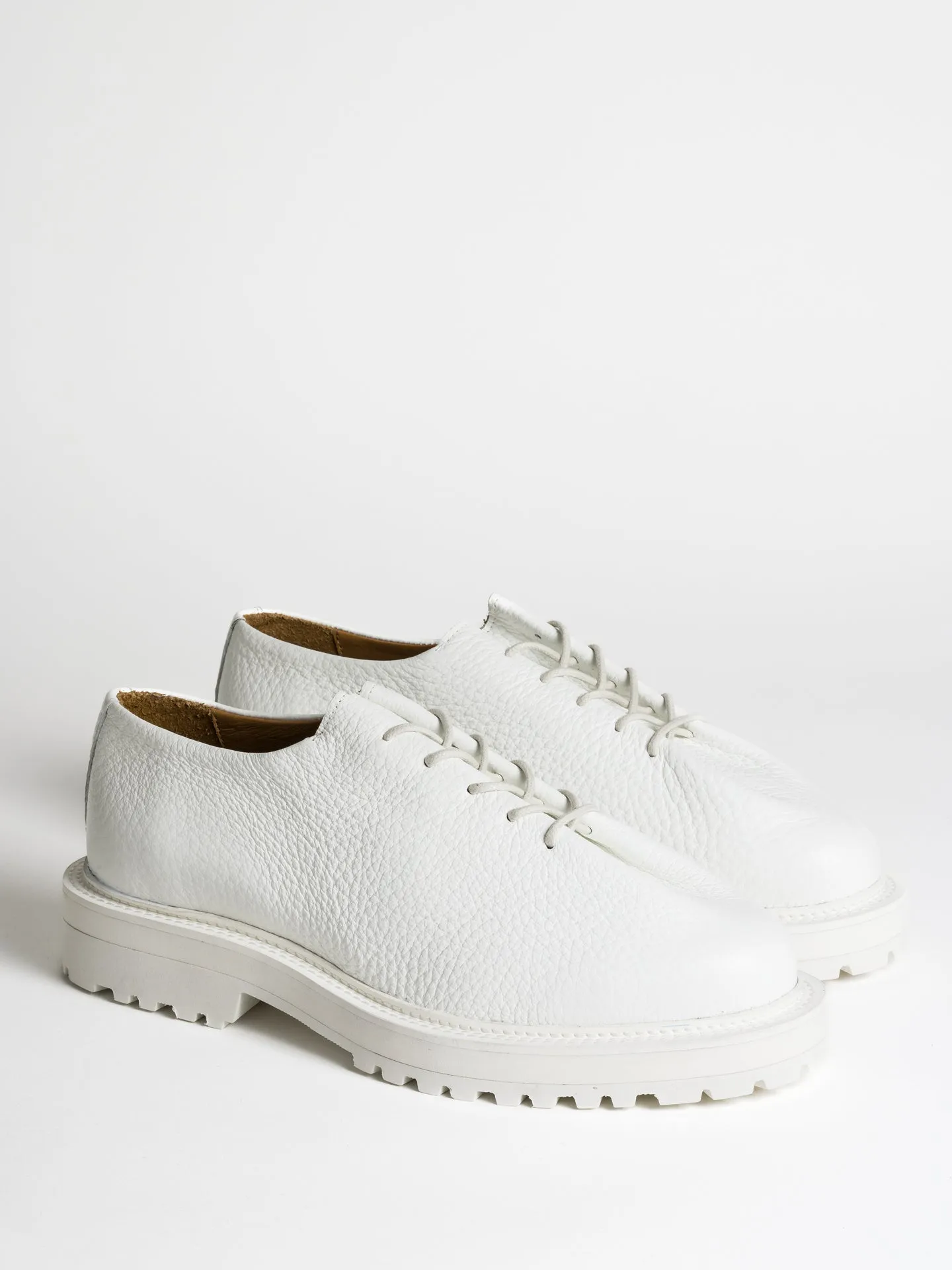 Breathable Step Comfort Smart Movement Shoes EDOUARD LUG BOLD WHITE