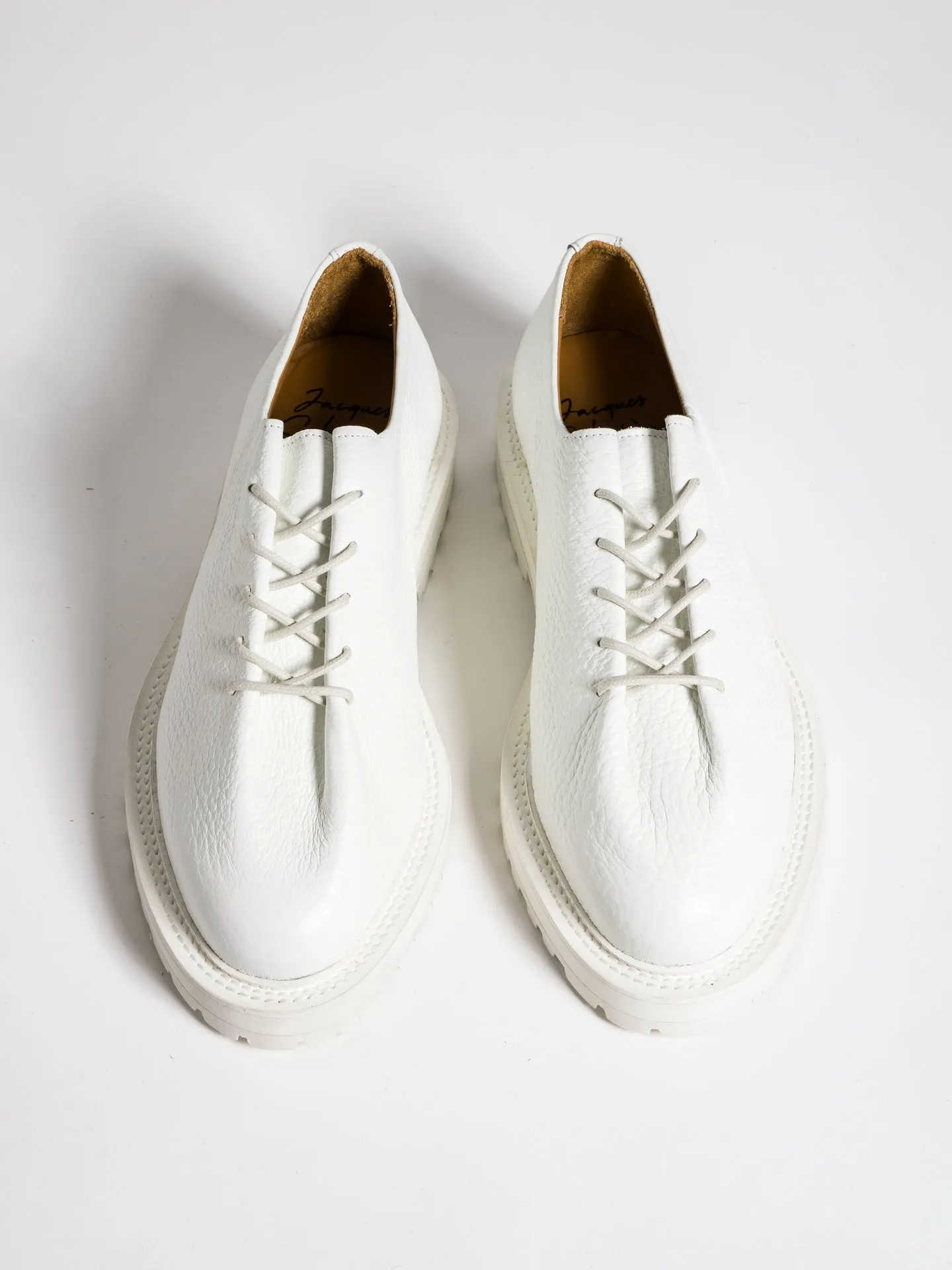 EDOUARD LUG BOLD WHITE Smart Footwear weekday wear