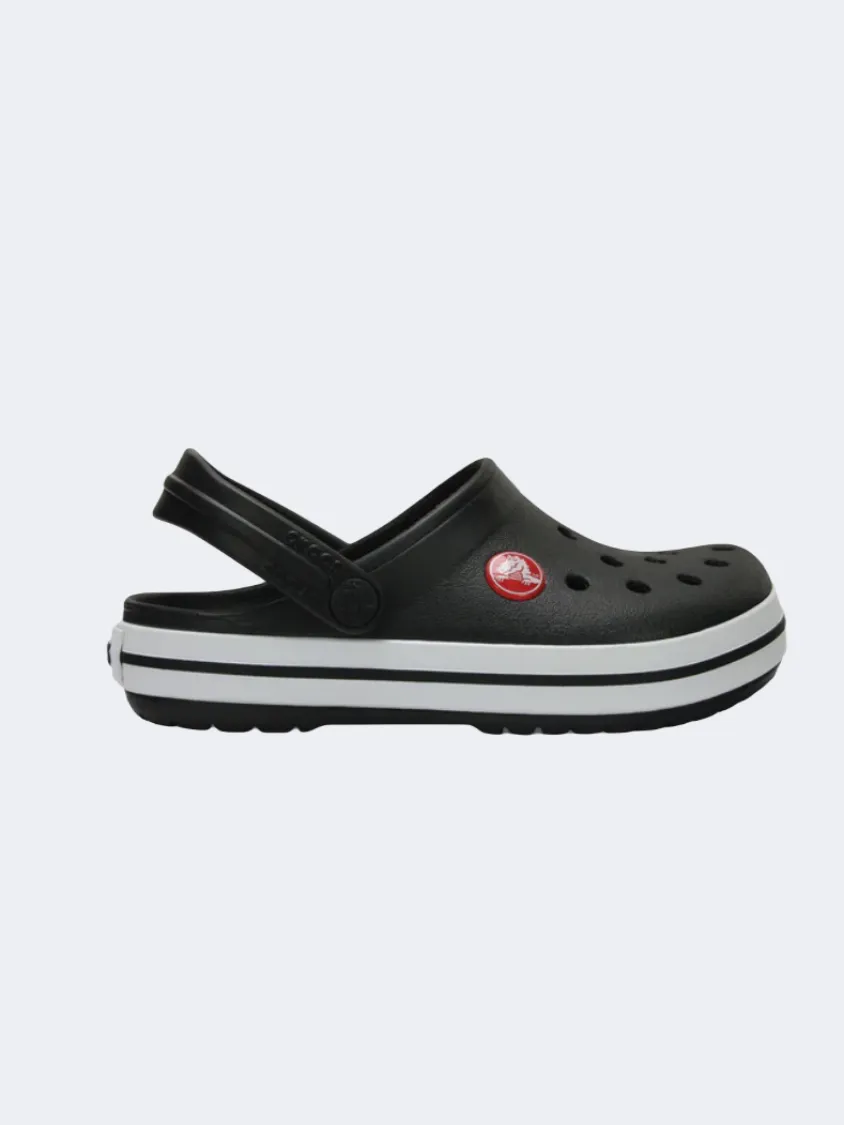 Water Edge Crocs Crocband Clog Infant Lifestyle Slippers Black/White