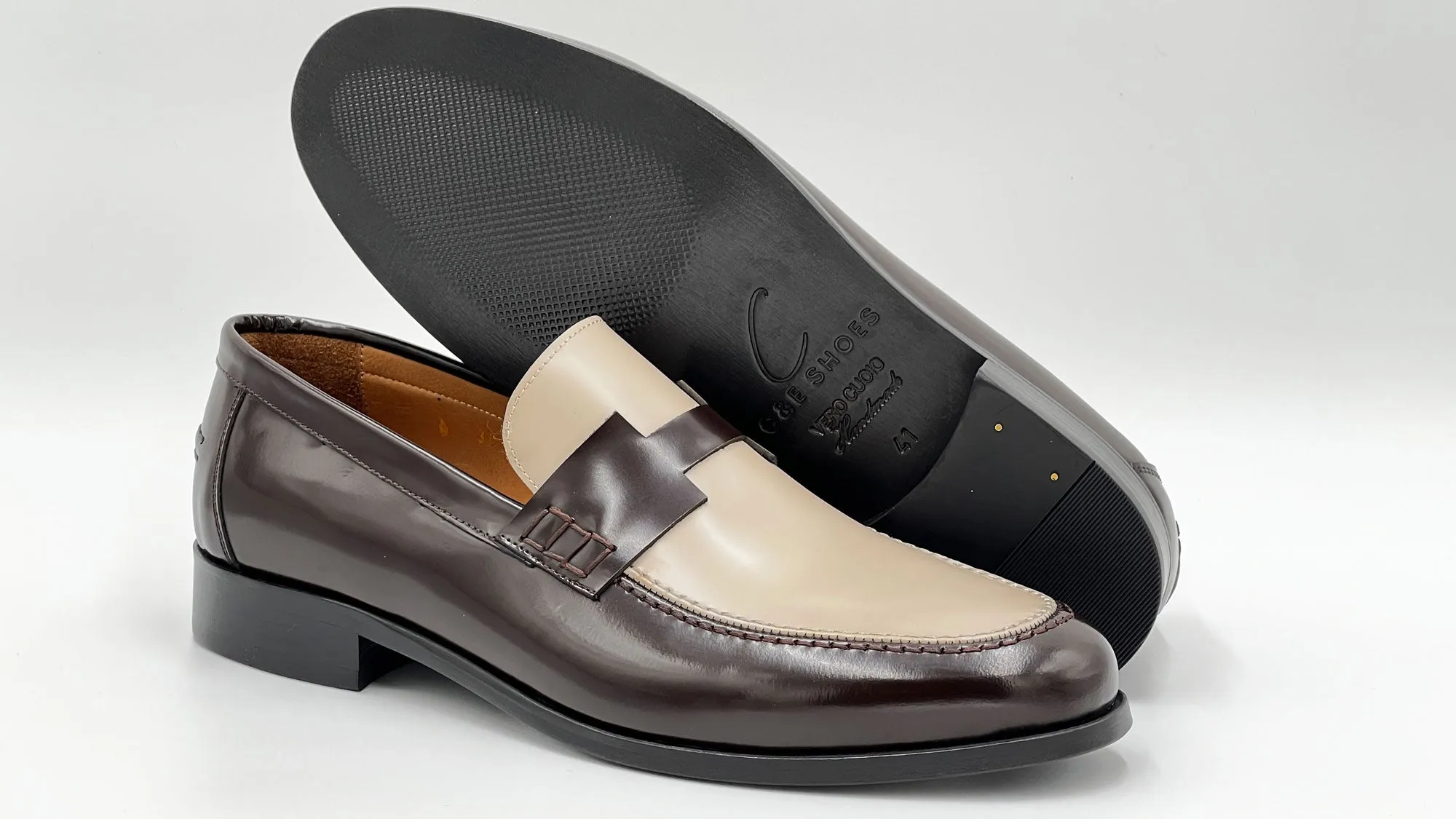 Style: 38154-Brown/Beige Concert Mood Comfort Fit