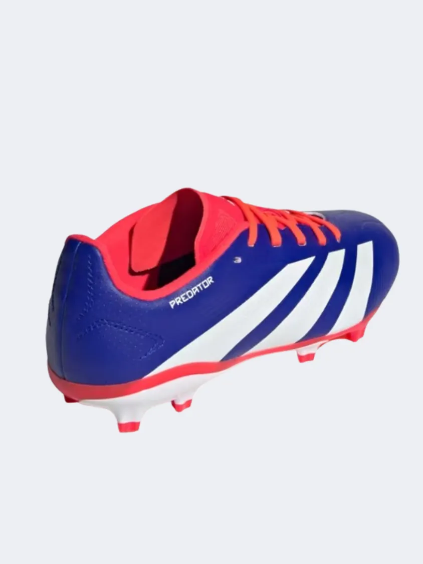 Adidas Predator League Fg Kids Football Shoes Blue/White/Red Removable insole players with flat feet