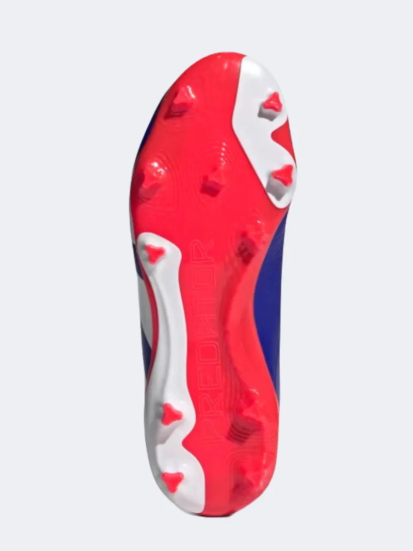 vegan shoes Adidas Predator League Fg Kids Football Shoes Blue/White/Red