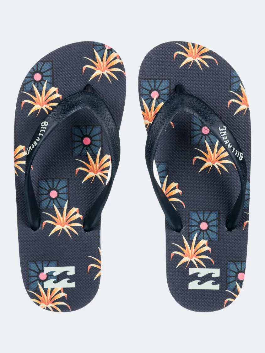 Soft Move Billabong Tides Boys Beach Slippers Dark Navy