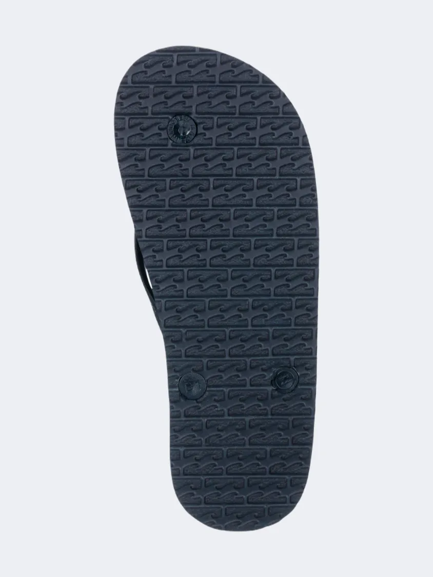 Zip Up Freeze Proof Billabong Tides Boys Beach Slippers Dark Navy