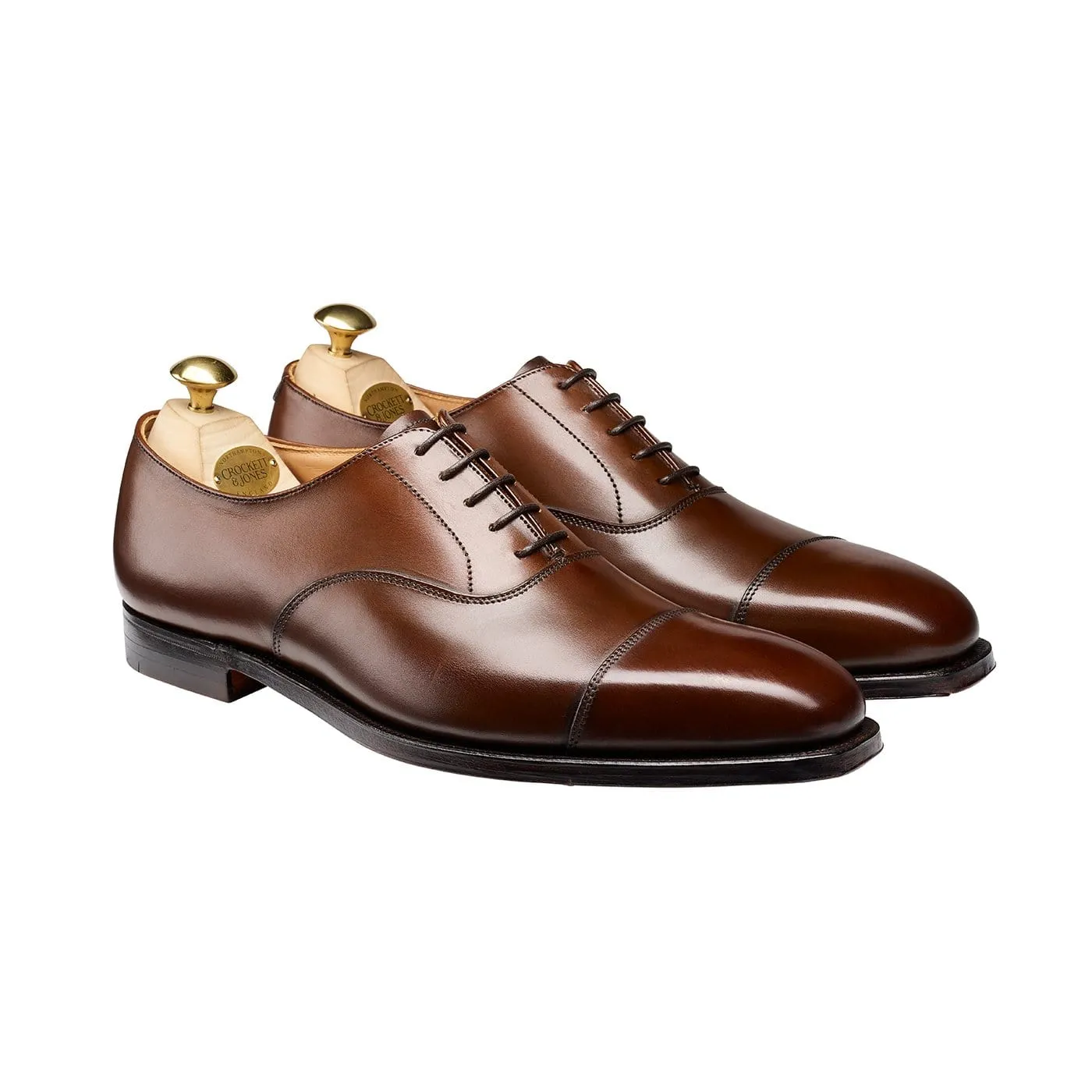 Urban Walk Leather Casual Hallam Dark Brown Burnished Calf