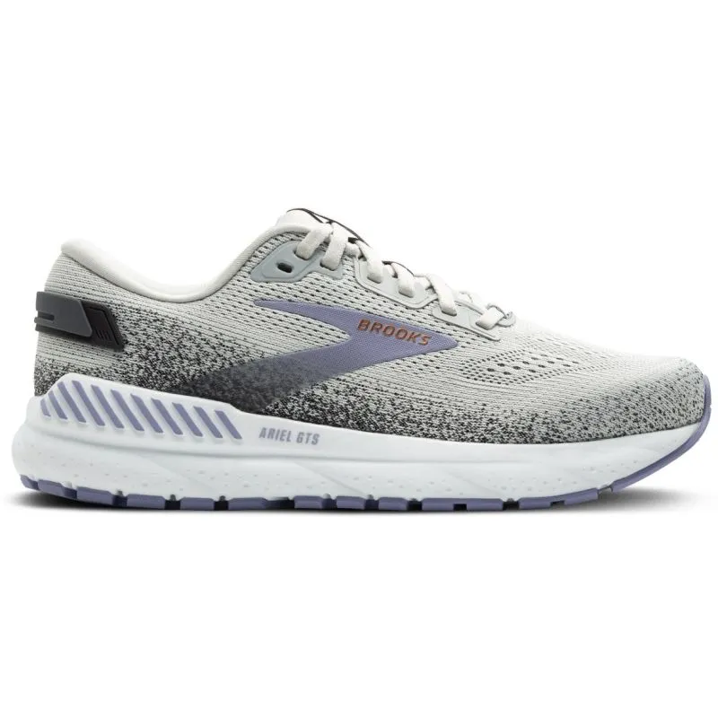 Brooks Ariel GTS 24 D WIDE Womens Running Shoes running in a mangrove area shoes
