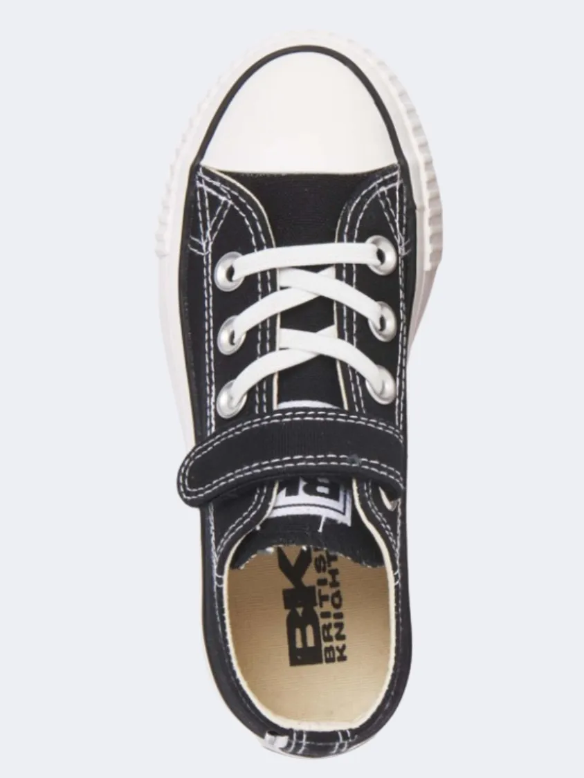 British Knights Kaya Low Ps Girls Lifestyle Shoes Black Stretchable Material
