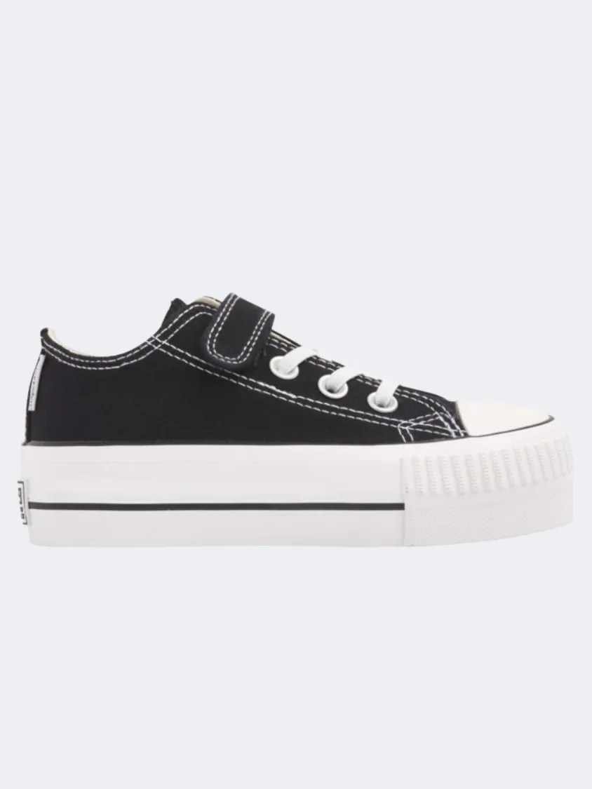 British Knights Kaya Low Ps Girls Lifestyle Shoes Black Rain Guard Lightweight