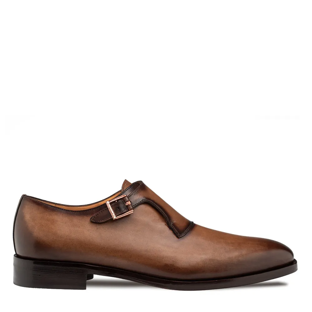 Light Balance Plain Toe Single Monkstrap