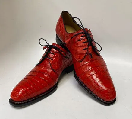 "Cratos" Crocodile Derby Red Fashion Glow