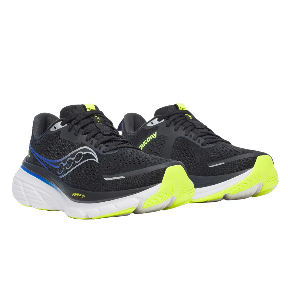 Saucony Men's Guide 18 Running Shoes in Black/Lapis - Online Exclusive premium - quality