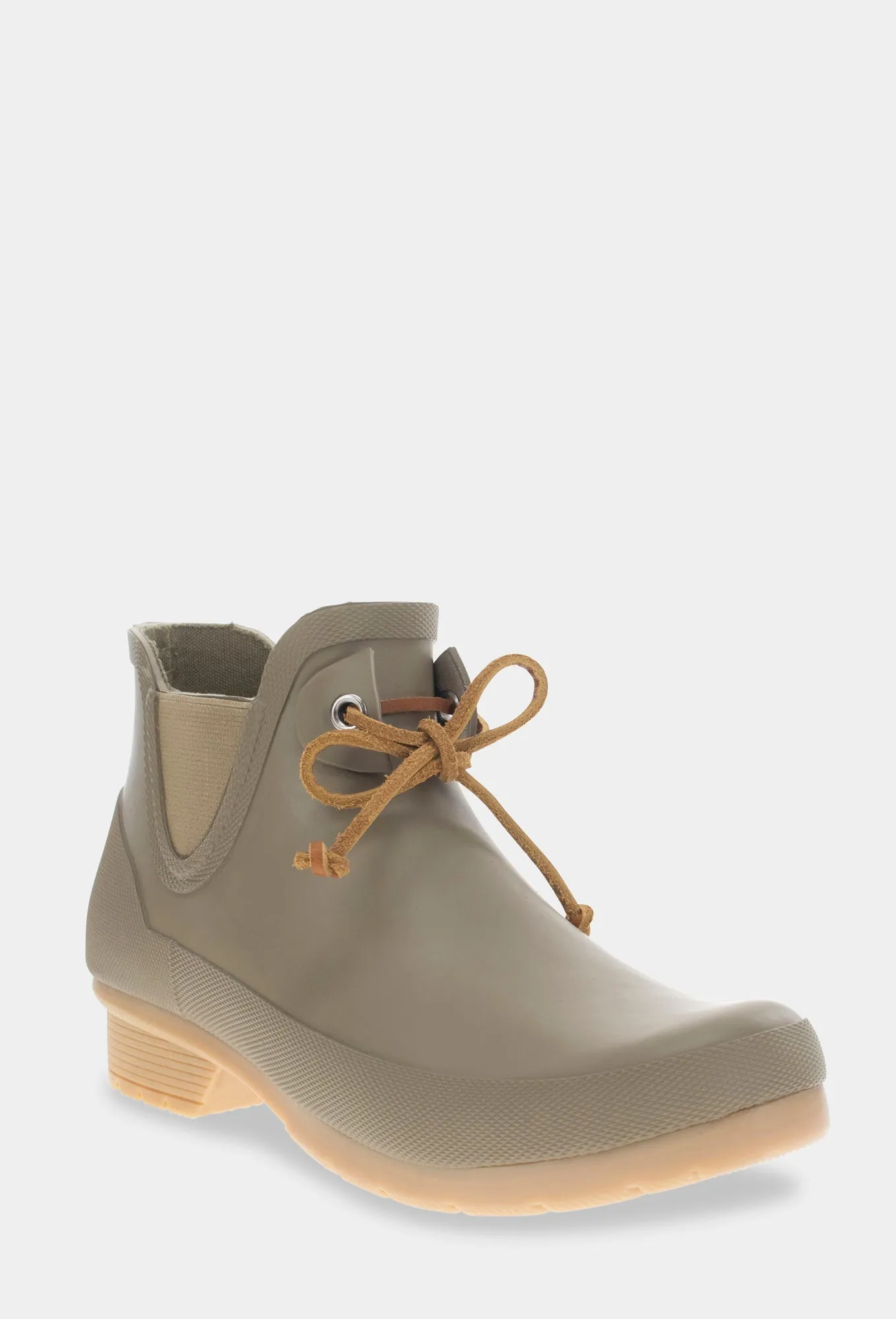 TIE CHELSEA RAIN BOOT - MOSS Chilly Weather Winter Ready