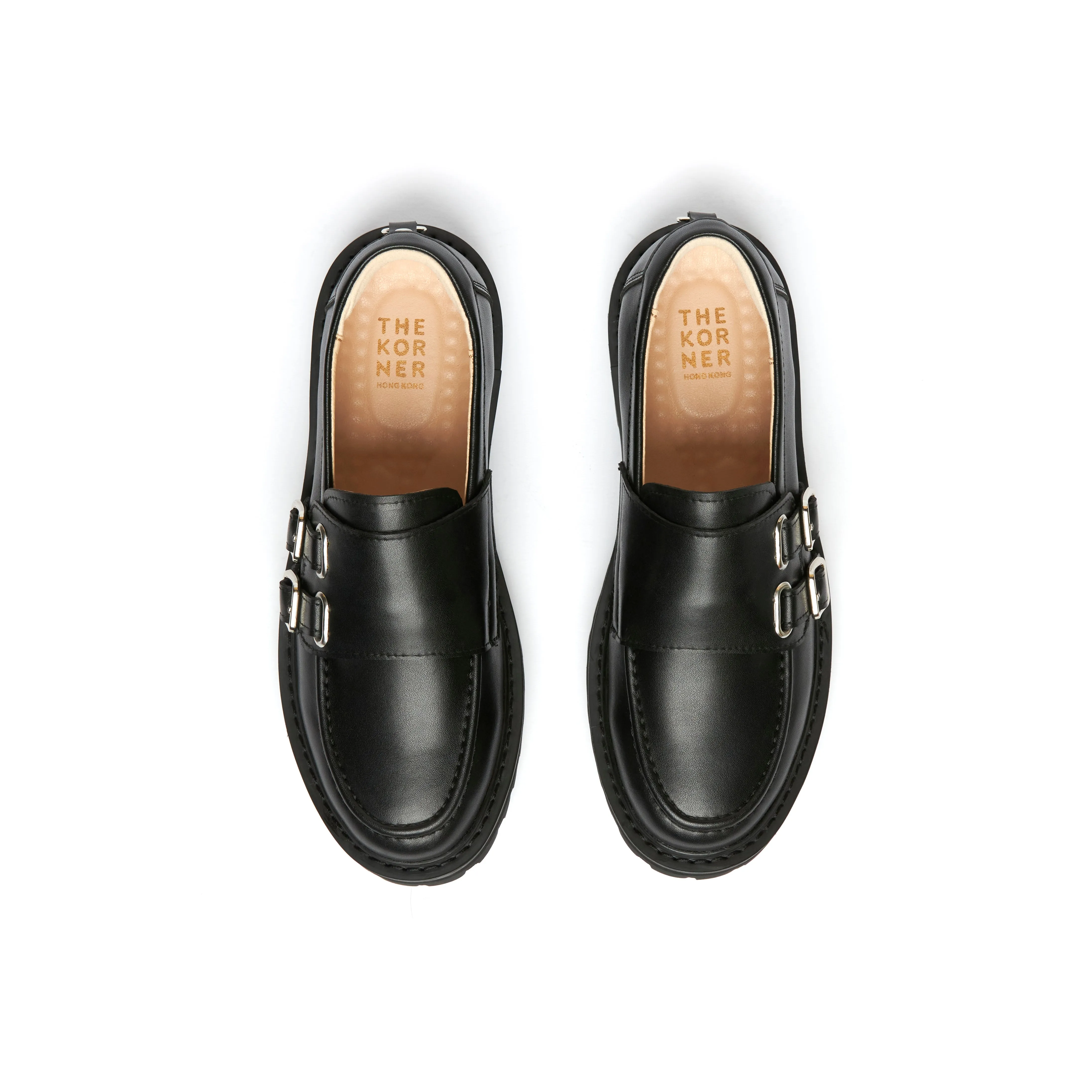 Sleek Design Everyday Comfort Karin Buckle Loafers - Black (BLK)