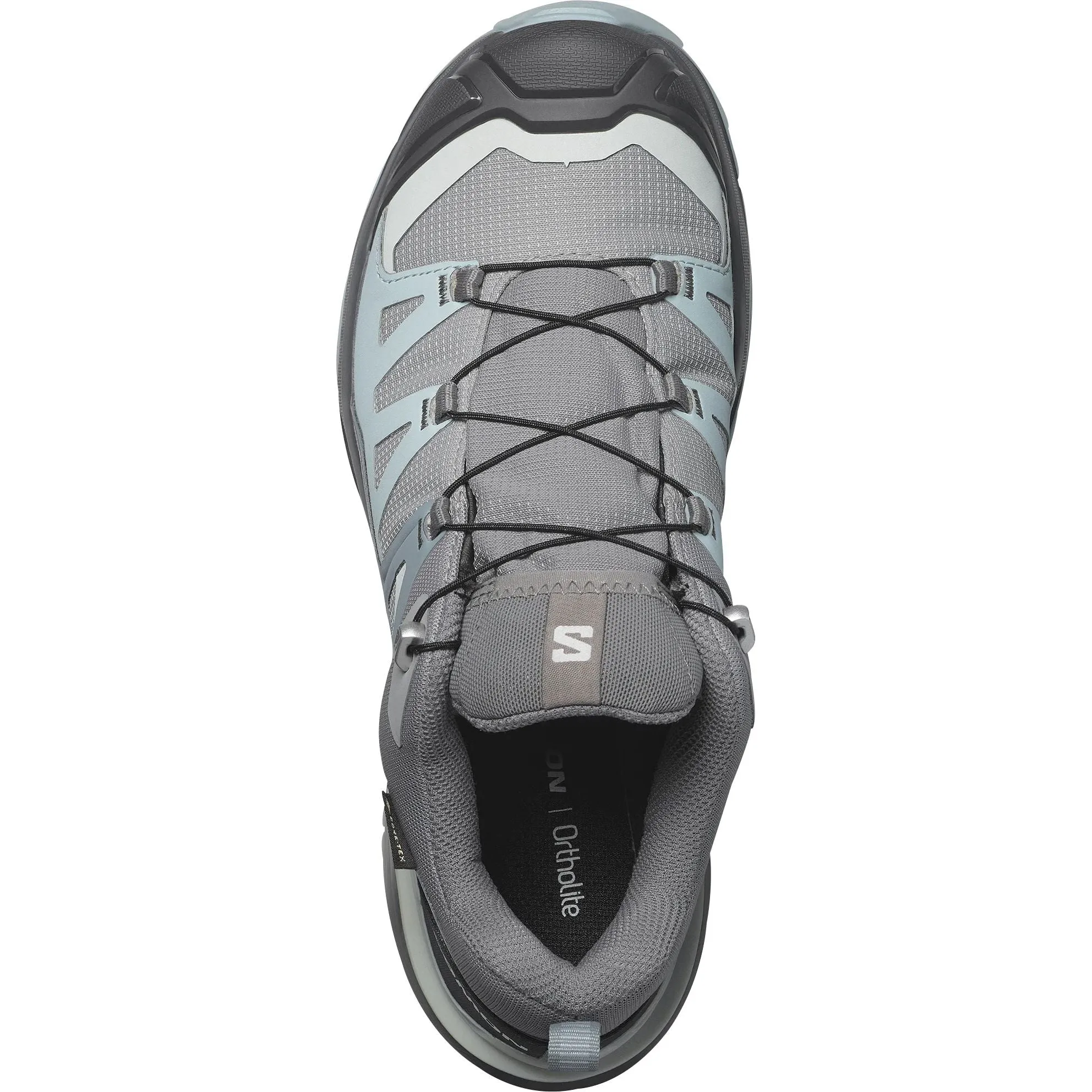Long distance Remote Hiking Salomon X Ultra 360 GORE-TEX Womens Walking Shoes - Grey