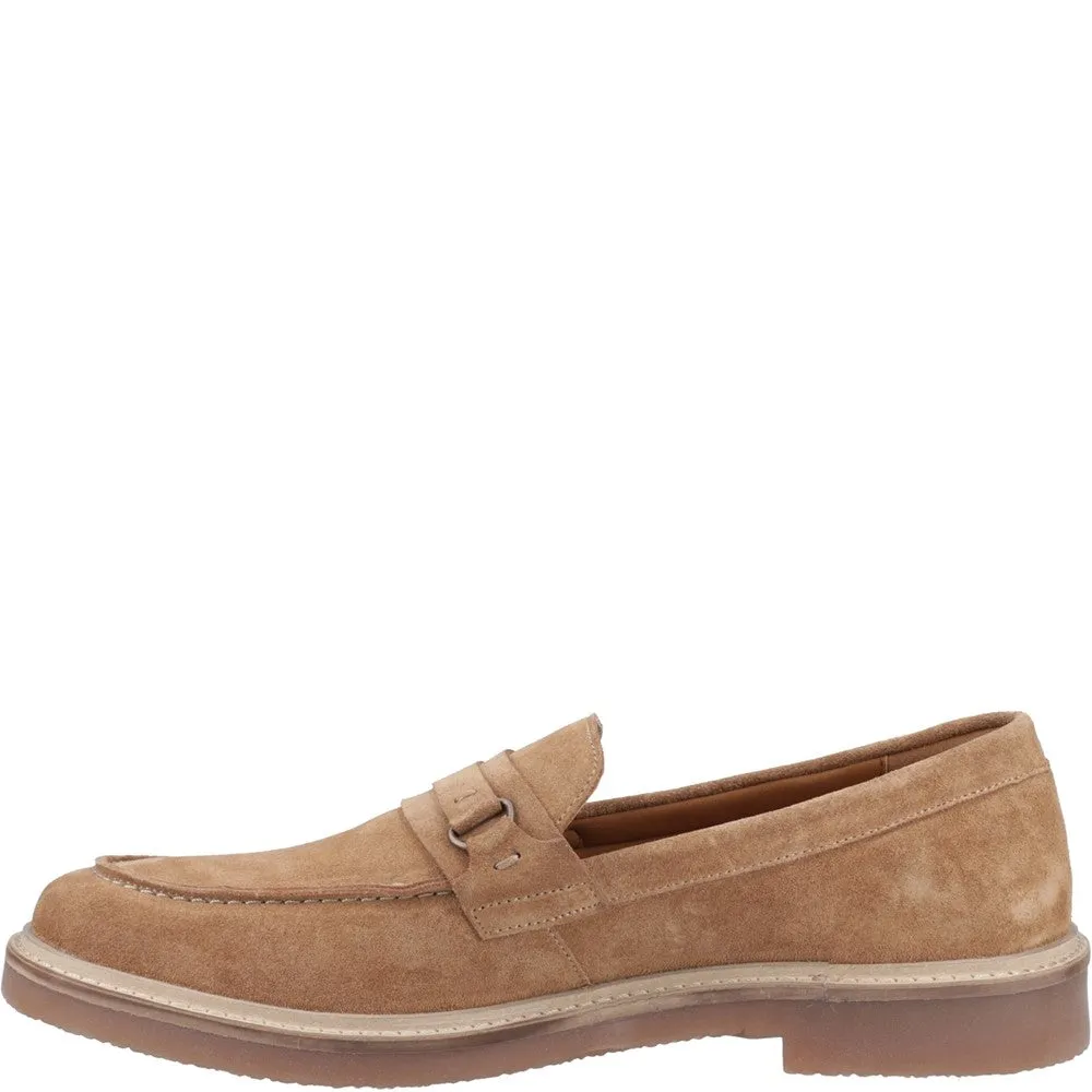 Tan Gryffin Loafers Heel Safe Flexible Support