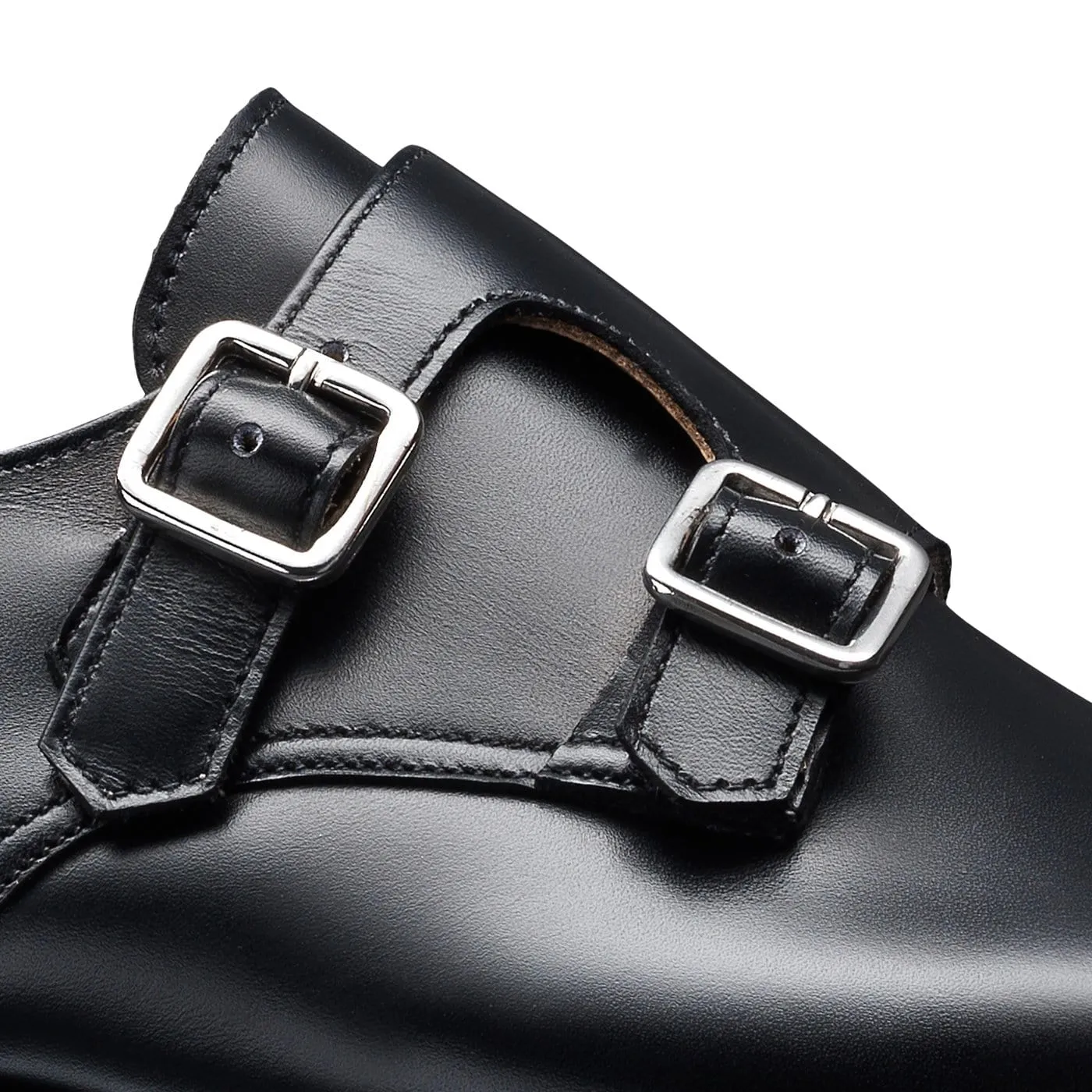 Luxe Edge Simple Style Ruby Black Calf