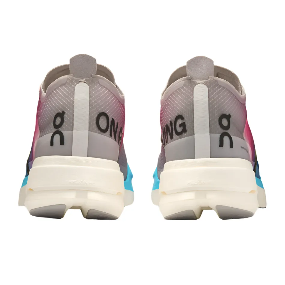 On Men's Cloudboom Strike Running Shoes in White/Horizon AW25 Lean Structure running in the evening shoes