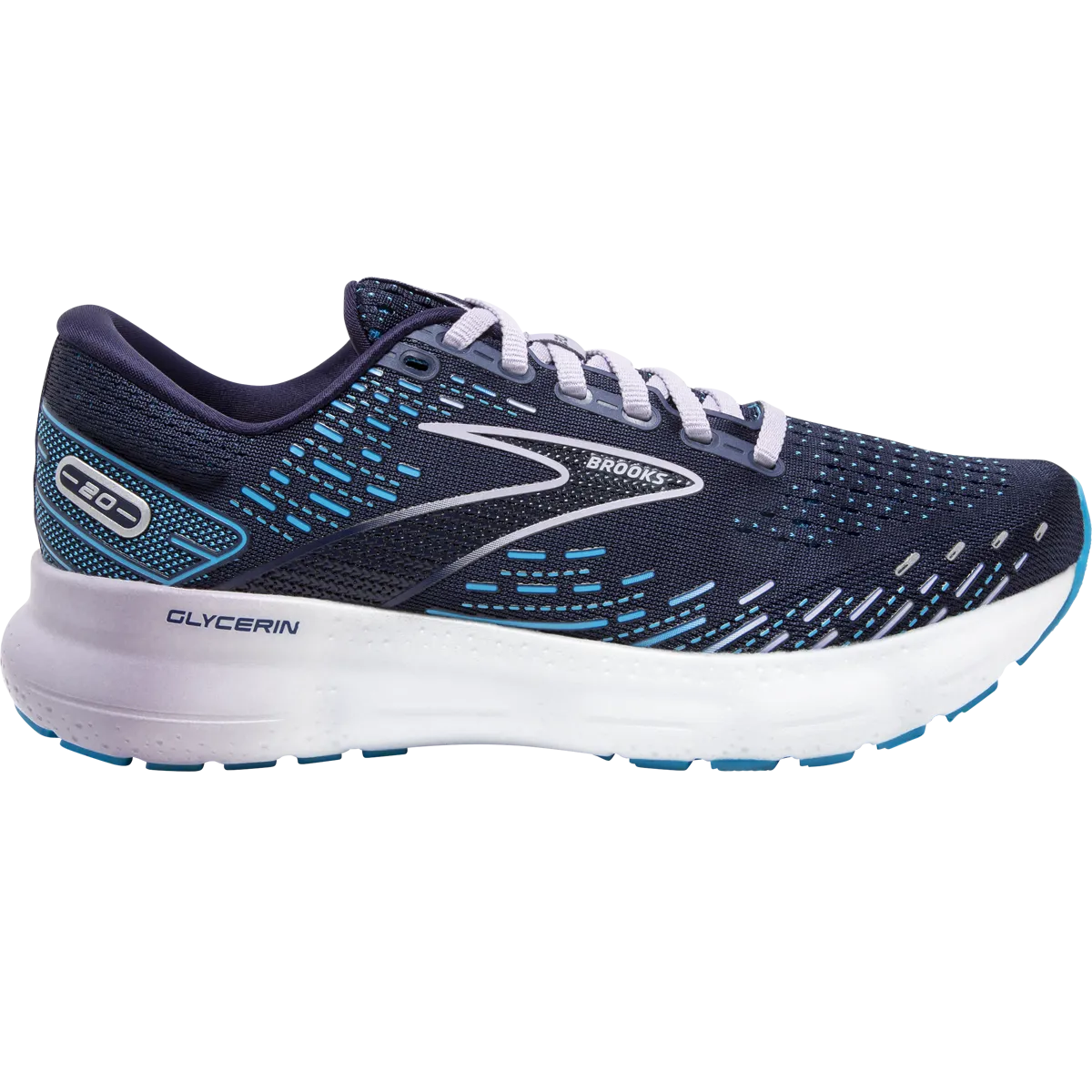 multi - colored shoes post - run recovery Women's Glycerin 20