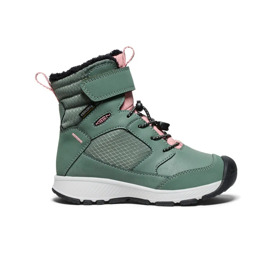 Little Kids' Skua Waterproof Winter Boot  |  Dark Forest/Rose Elegance Fit Routine Gym ready