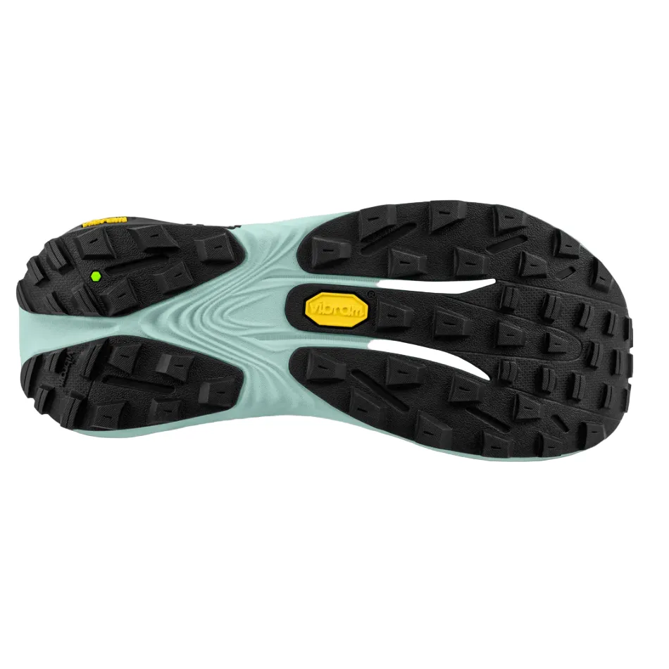 Topo Women's Vista Running Shoes in Black/Mint AW25 odor - control insole shoes glow - in - the - dark run running gear