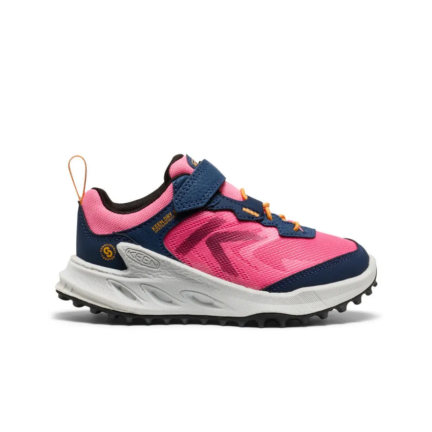 Core Flex Little Kids' Zionic Waterproof Shoe  |  Naval Academy/Pink Lemonade