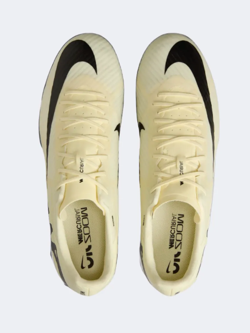 Nike Zoom Mercurial Vapor 15 Academy Tf Men Football Shoes Lemonade/Black anti - slip shoes Speed work