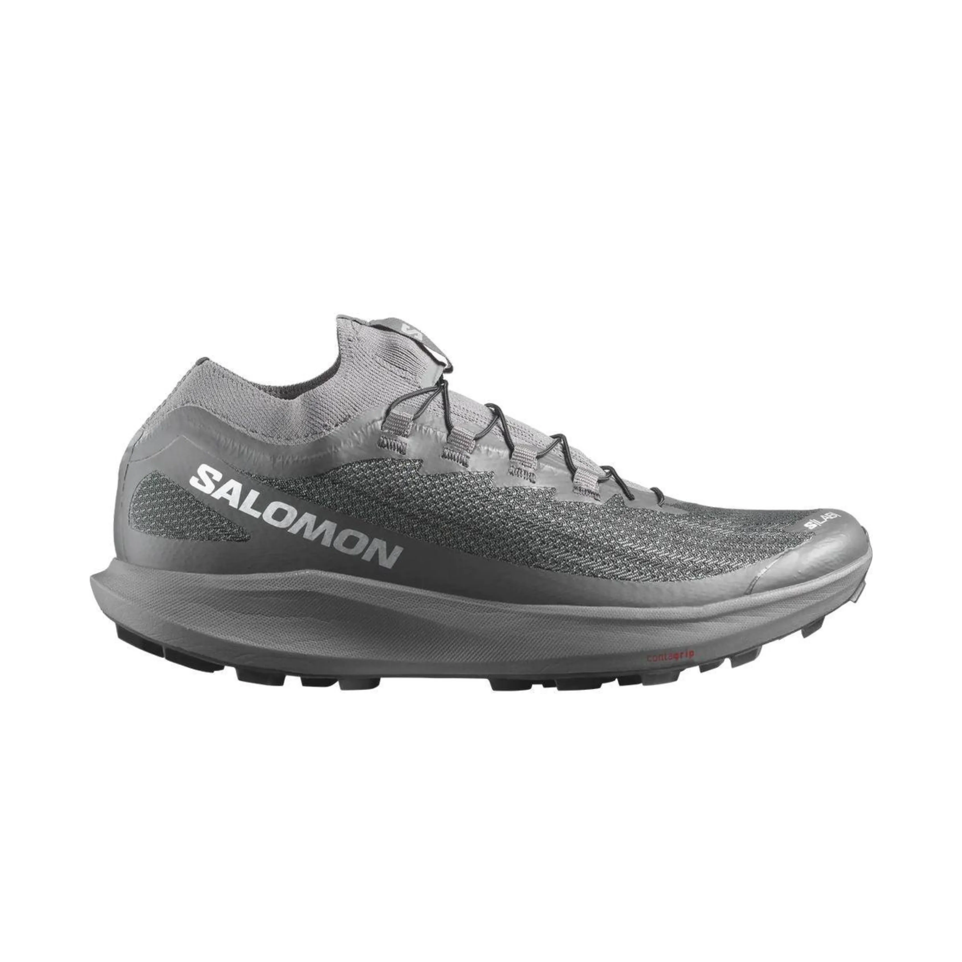 Salomon Unisex's S/Lab Pulsar 2 SG Trail Running Shoes (Quiet Shade/Magent/Black) Body Focus