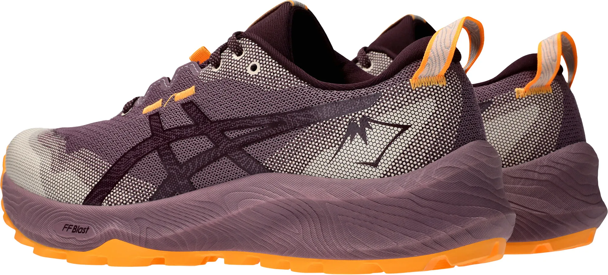 Urban Athlete Mobility Fit Asics Gel Trabuco 12 Womens Trail Running Shoes - Purple