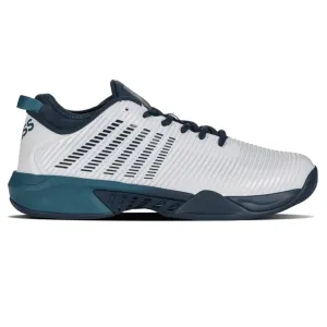 K Swiss Hypercourt Supreme Mens Tennis Shoes - White/Pond/Colonial Blue Simple Fit
