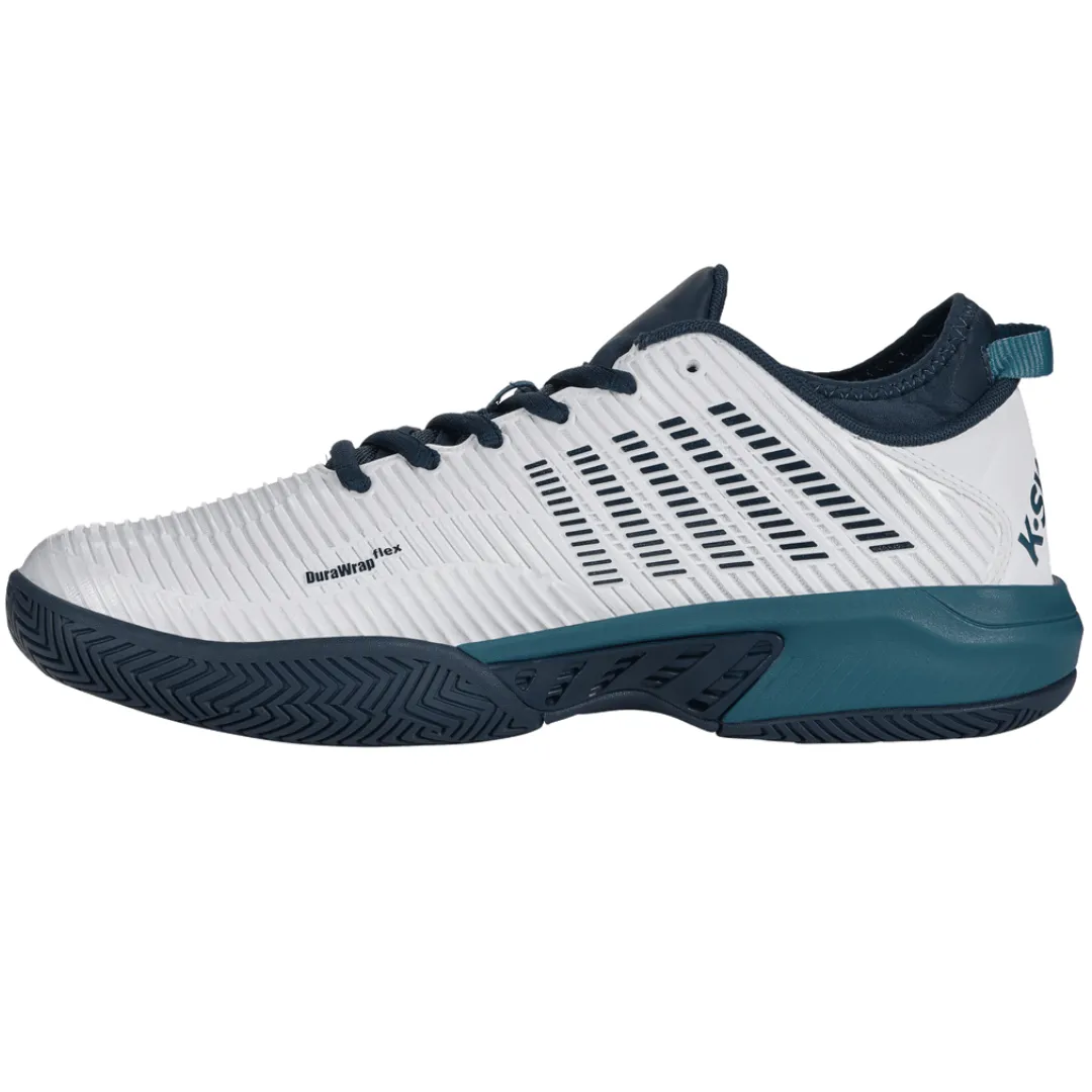 K Swiss Hypercourt Supreme Mens Tennis Shoes - White/Pond/Colonial Blue Modern Design Durable Build