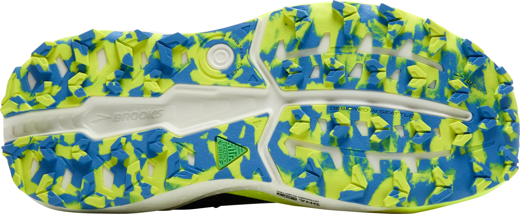 Brooks Caldera 8 Mens Trail Running Shoes - Blue Calm Motion