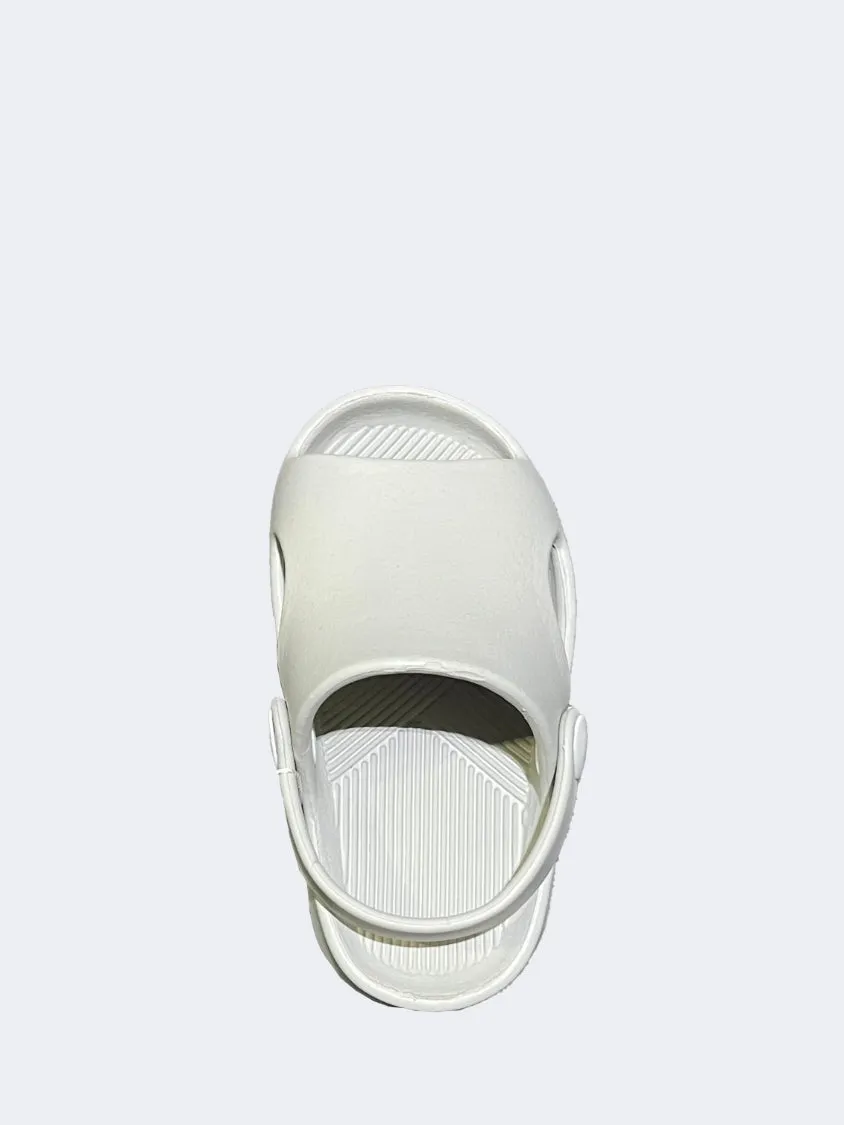 Matte Base Oil And Gaz Comfortable Infant Beach Sandals Grey