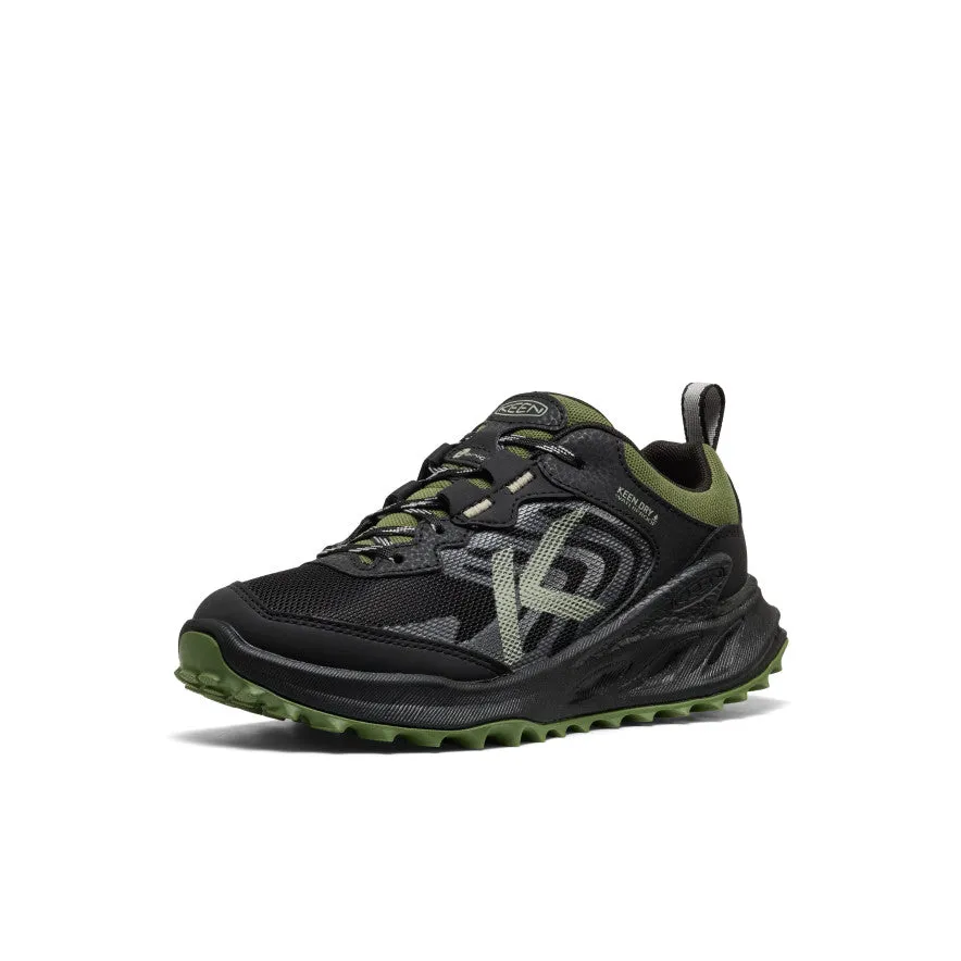 Muscle Focus Big Kids' Zionic Waterproof Shoe  |  Black/Bronze Green