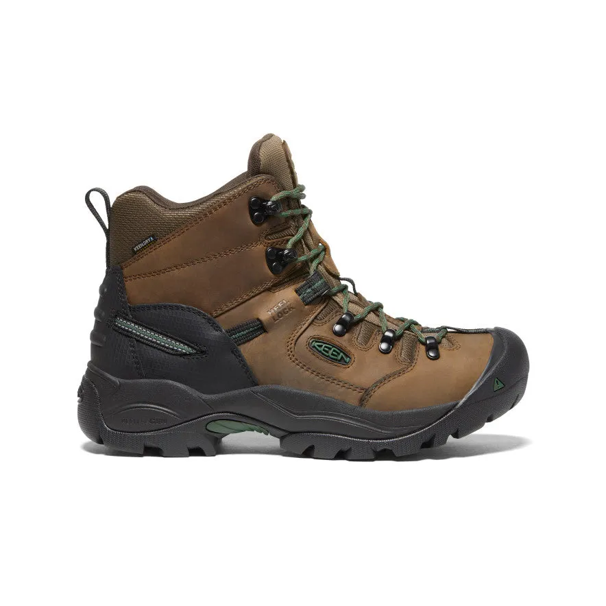Sole Cushion Men's Pittsburgh Energy 6" Waterproof Boot (Soft Toe)  |  Cascade Brown/Greener Pastures