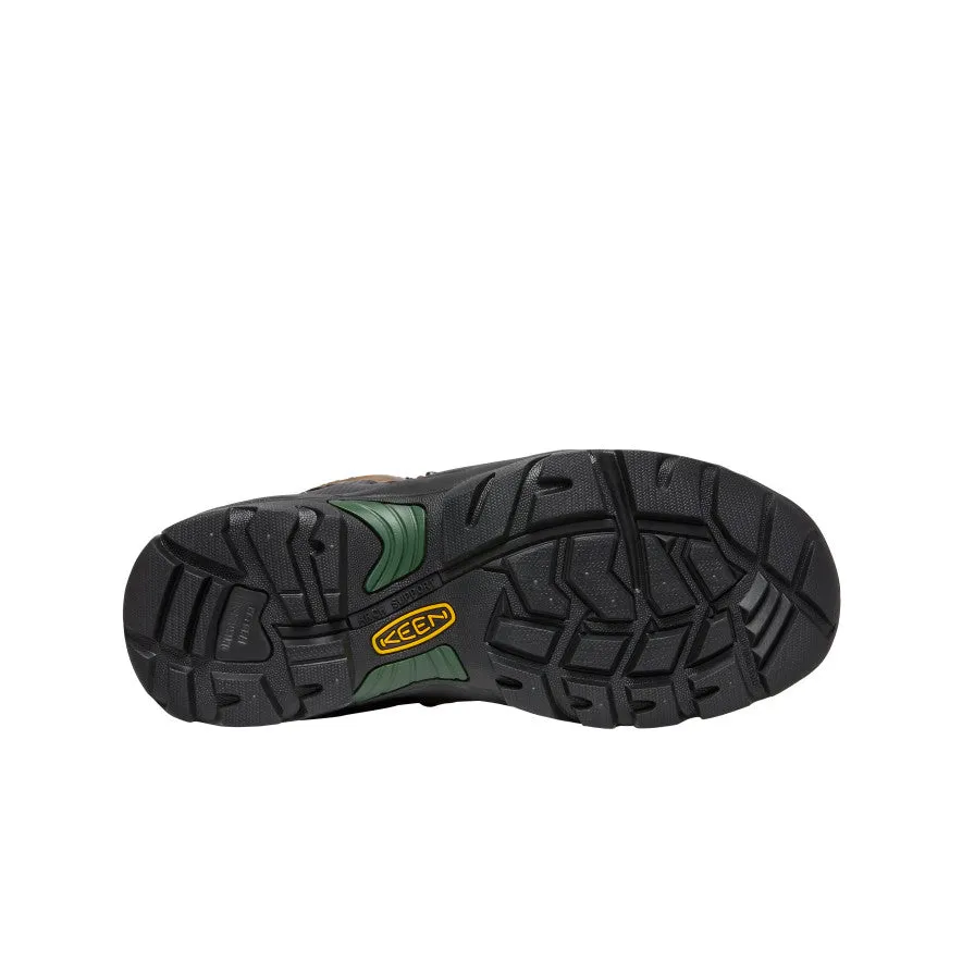Performance Driven Heel Cushion Men's Pittsburgh Energy 6" Waterproof Boot (Soft Toe)  |  Cascade Brown/Greener Pastures