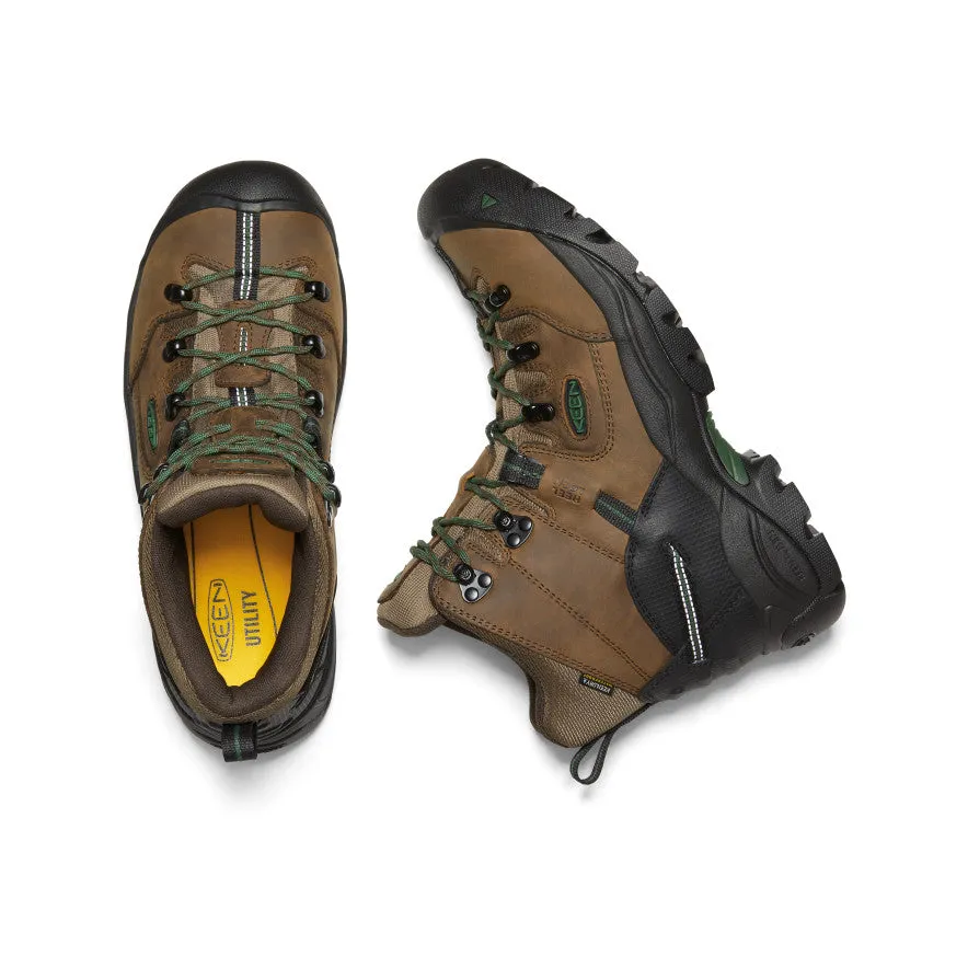Men's Pittsburgh Energy 6" Waterproof Boot (Soft Toe)  |  Cascade Brown/Greener Pastures Outsole composition resists high-friction wear