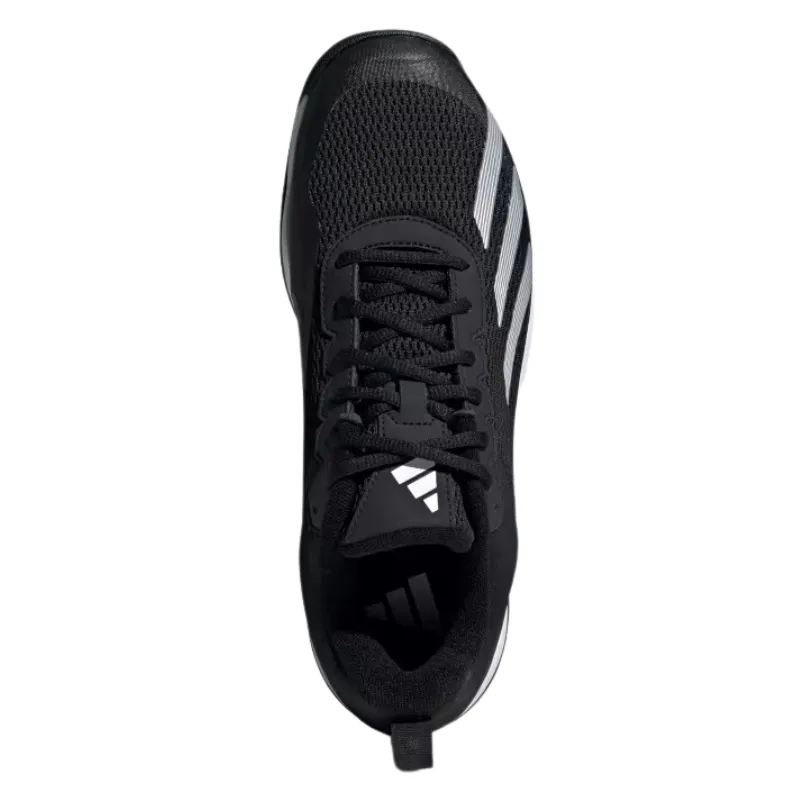 Adidas Courtflash Speed Tennis Shoes - Core Black / Cloud White / Core Black Responsive cushioning Memory Foam