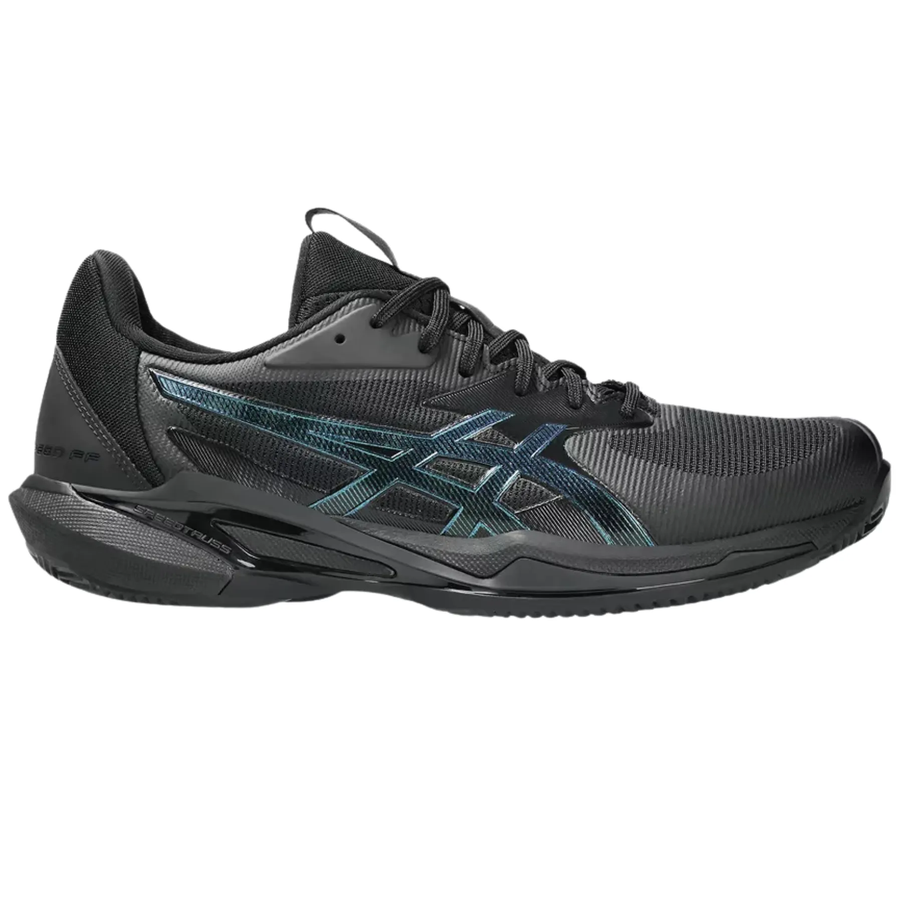 Breathable Lining Asics Solution Speed FF 3 Clay Night Energy Herringbone Mens Tennis Shoes ?C Black/Prism Blue