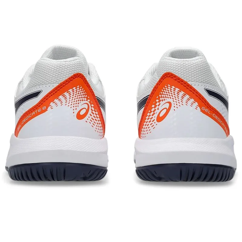 Wide fit ASICS GEL-Dedicate 8 GS Kids Tennis Shoes