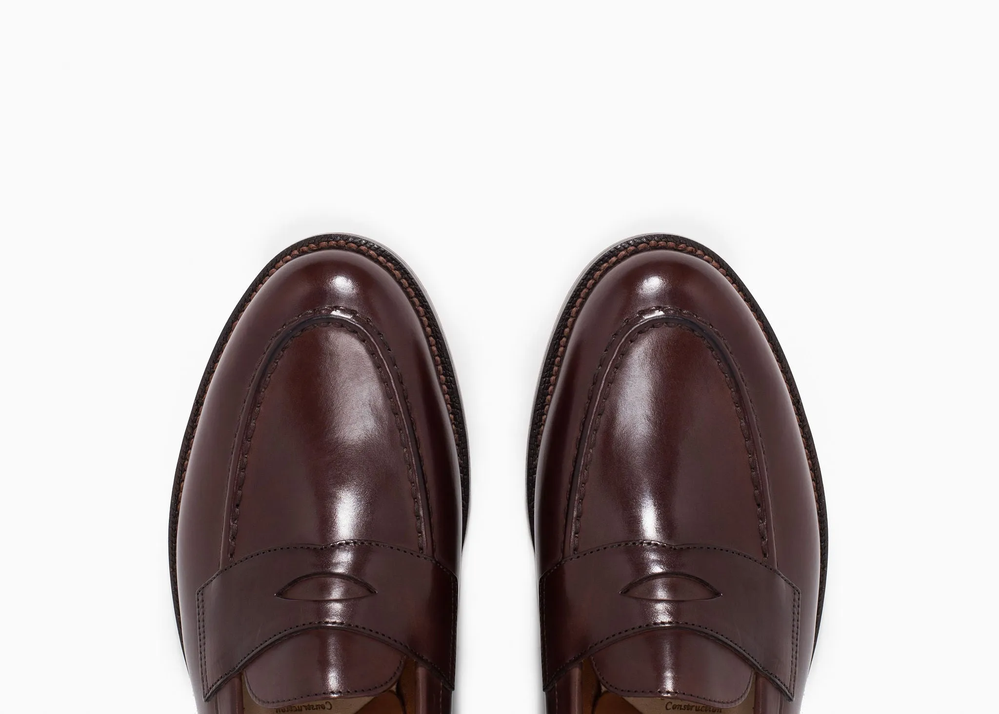 Comfortable Casual Fit Local Walk Traveler Penny Tobacco Calf