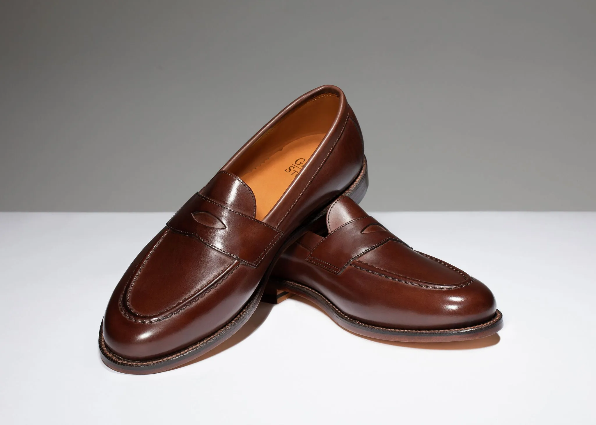 True Path Lane Practical Style Traveler Penny Tobacco Calf