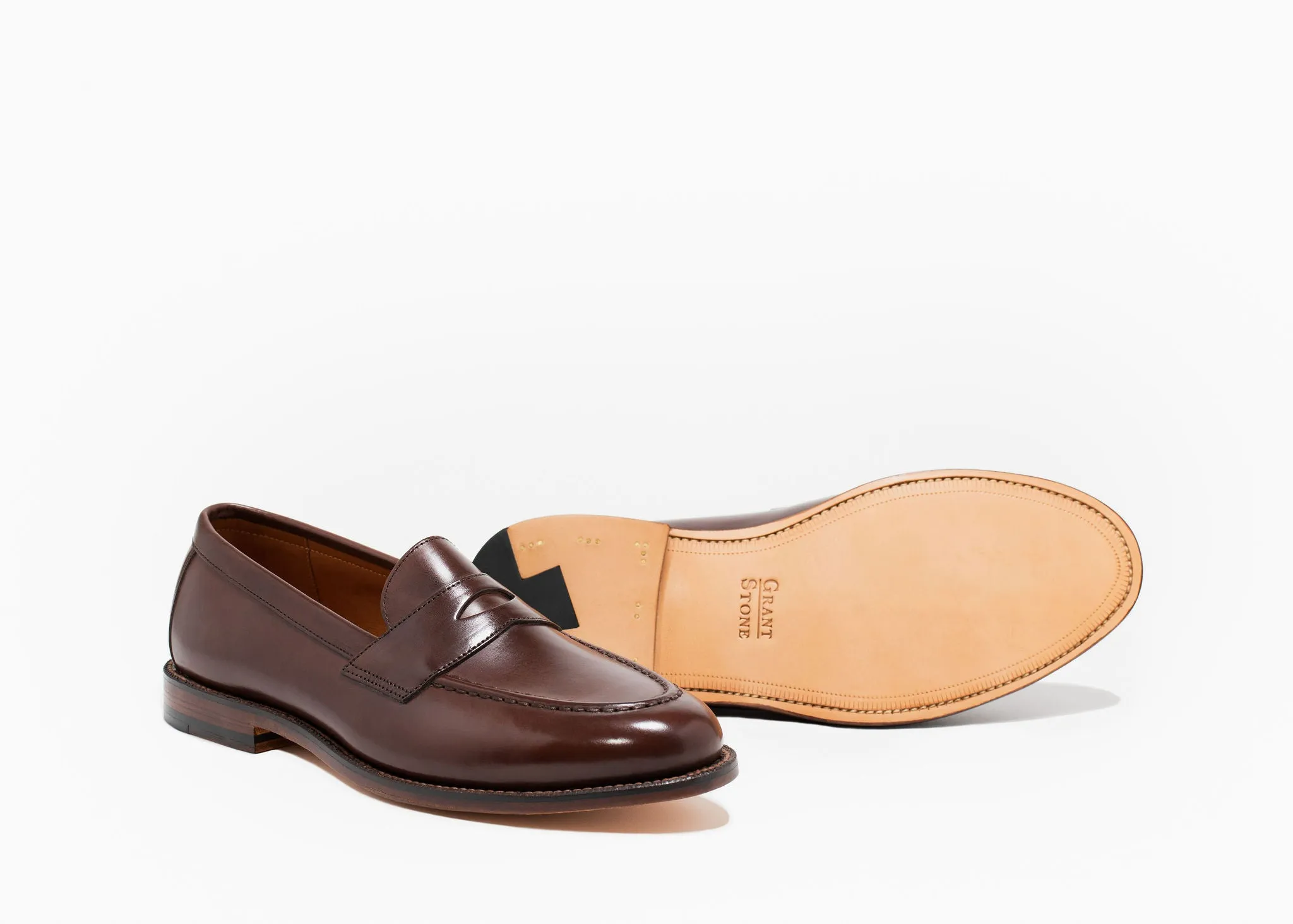 Traveler Penny Tobacco Calf Neat Steps Flexible Movement