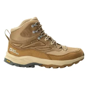 jack wolfskin Cyrox Texapore Mid Men's Waterproof Hiking Shoes Sky View Dark Edge