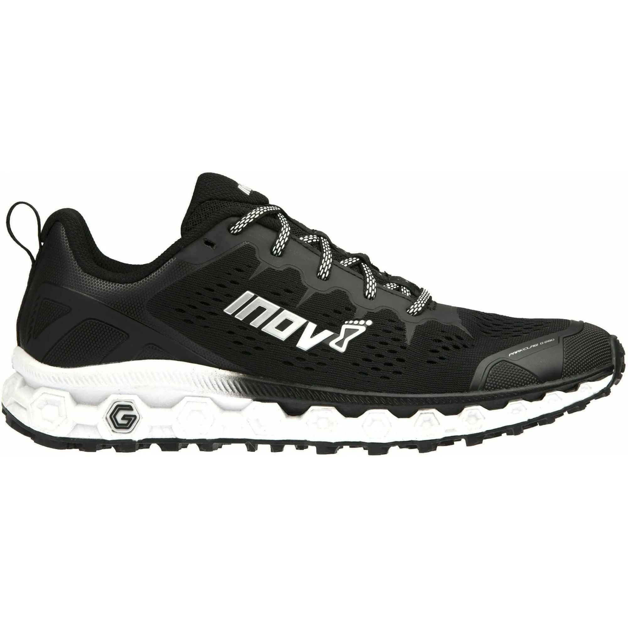 Quick Steps Every stride feels natural thanks to the ergonomic sole Inov8 ParkClaw G 280 Mens Trail Running Shoes - Black