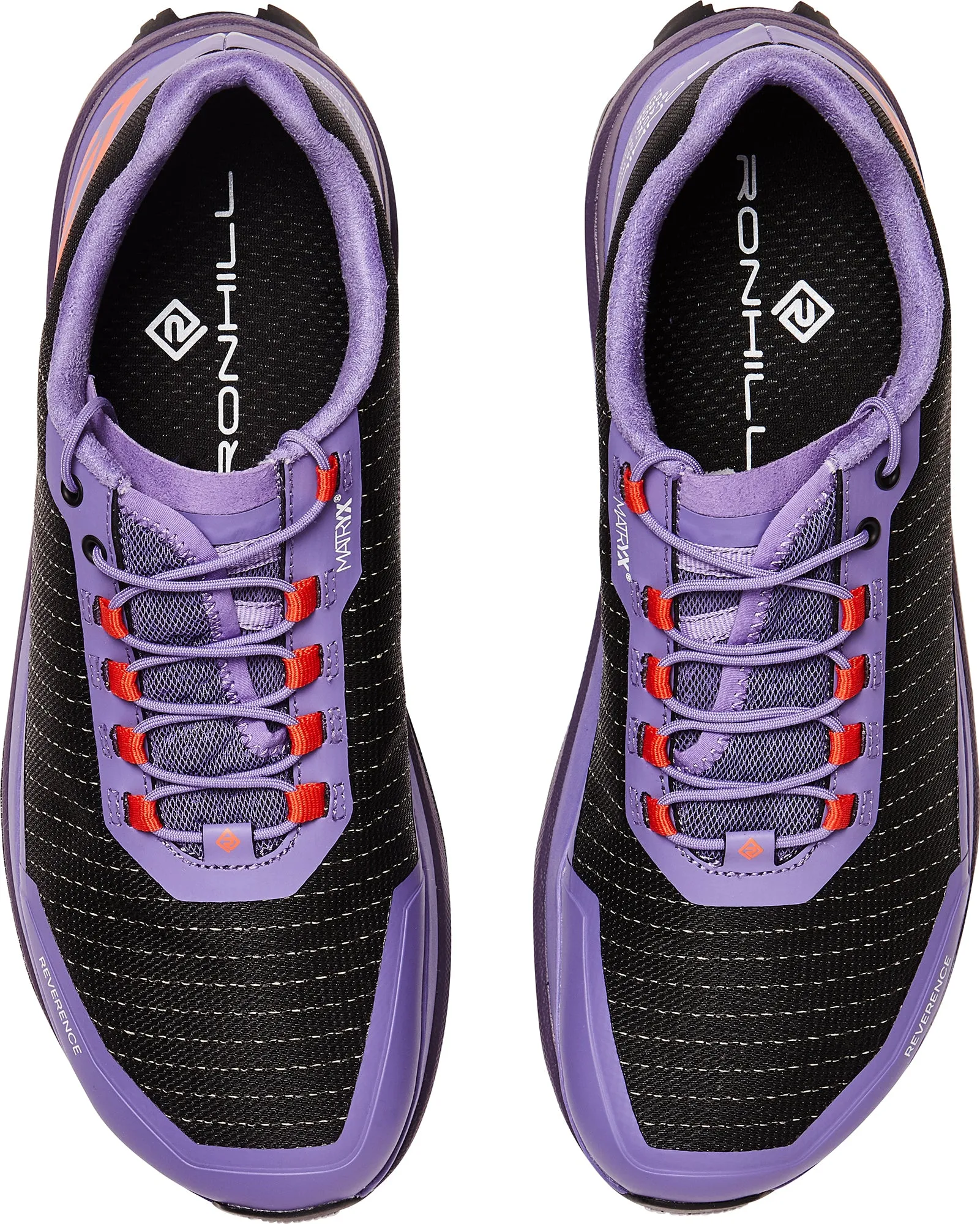 Outsoles are made to provide traction on multiple surfaces Outsole wrap adds protection during lateral motion Ronhill Reverence Womens Trail Running Shoes - Purple