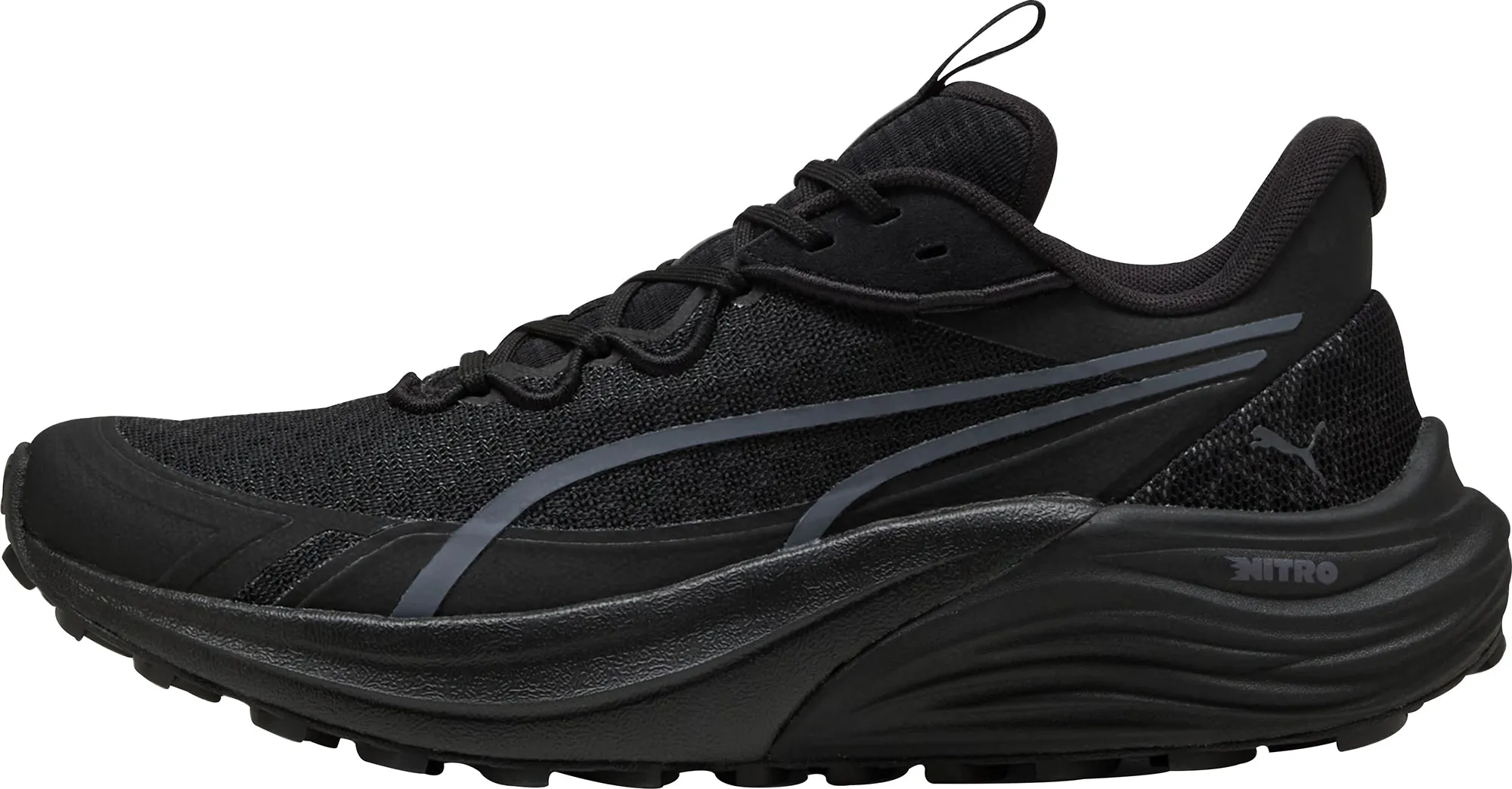 Puma Electrify Nitro 4 Mens Trail Running Shoes - Black Low-profile structure improves reaction time
