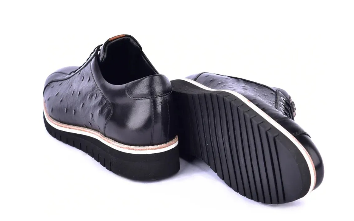 Comfortable Wear Style Goal Style: 4005-Black Ostrich